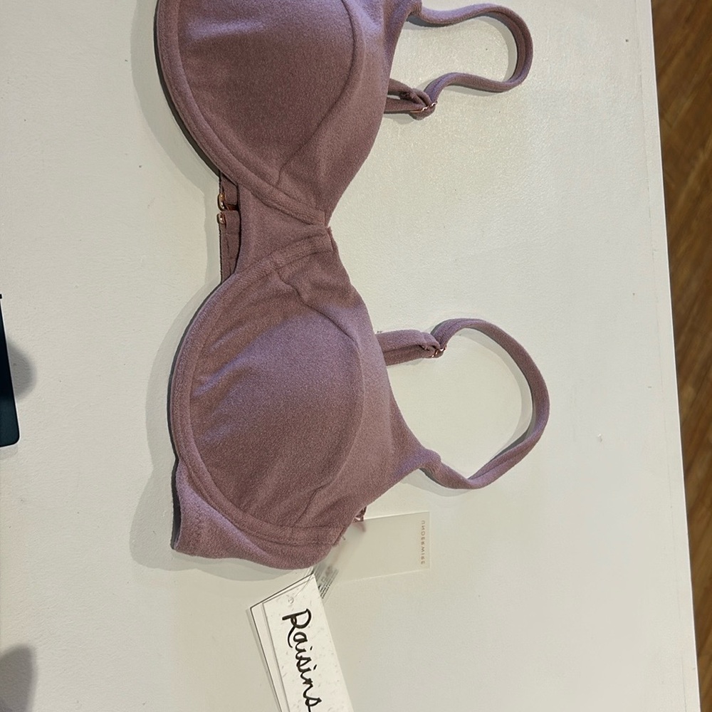 Raisins Mauve Bikini Top